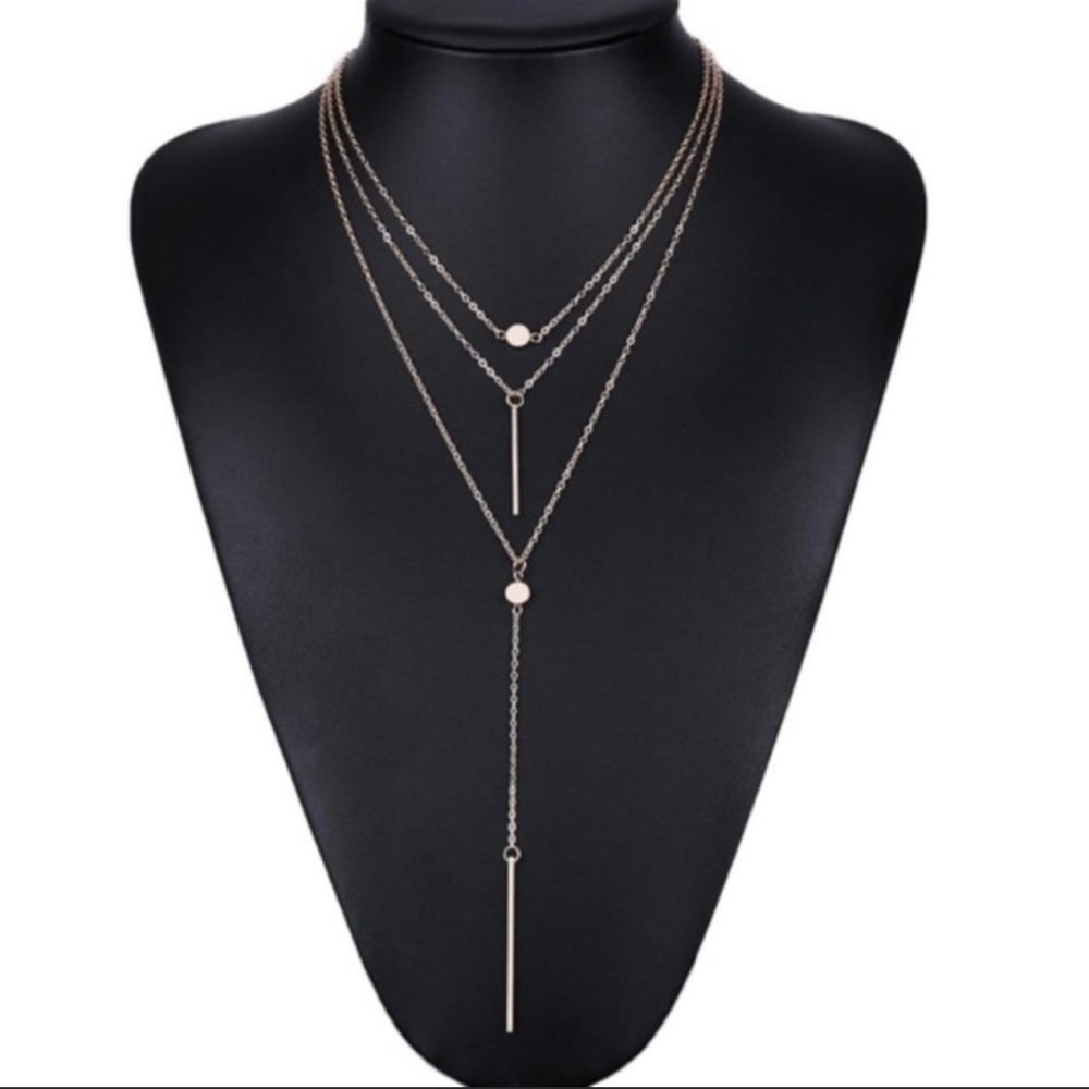 Layered Dainty Gold Necklace. NWT